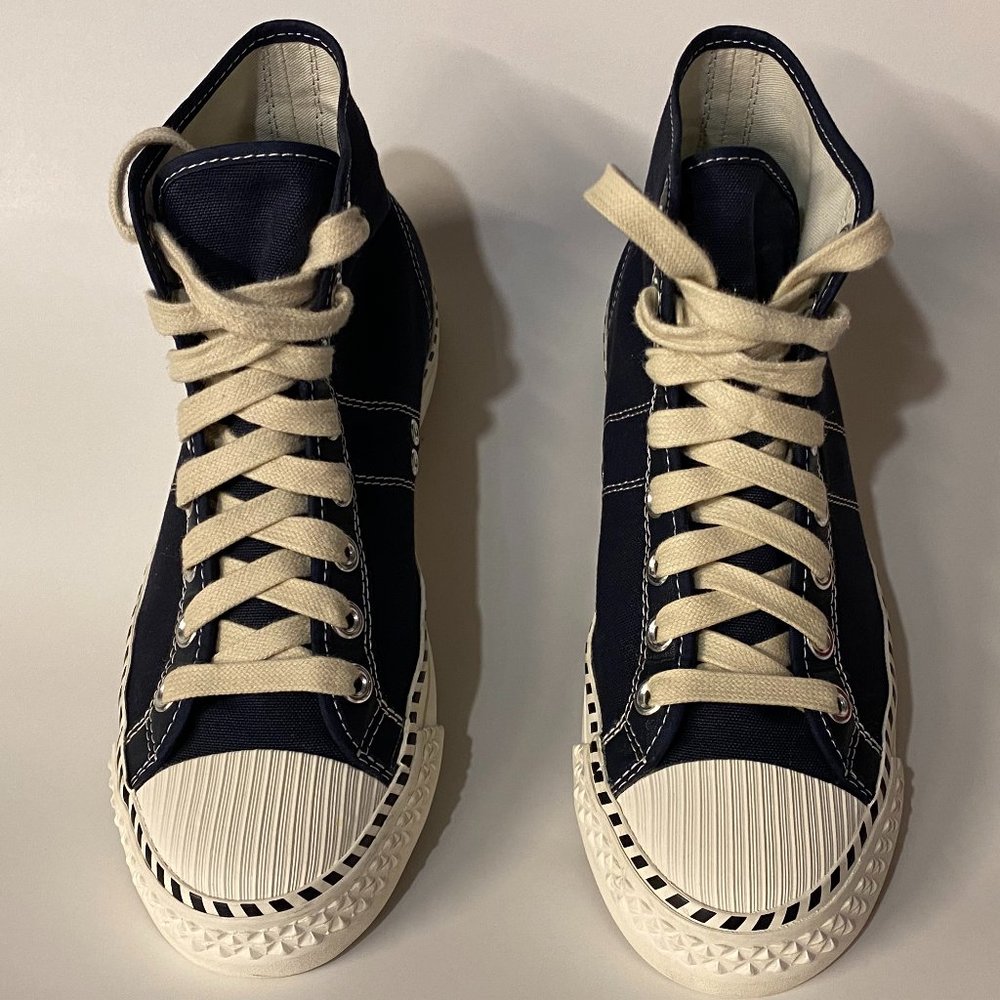 Very Rare P.F. Flyer Ramber High Top, M8 / W9.5  Navy Blue - lightly used